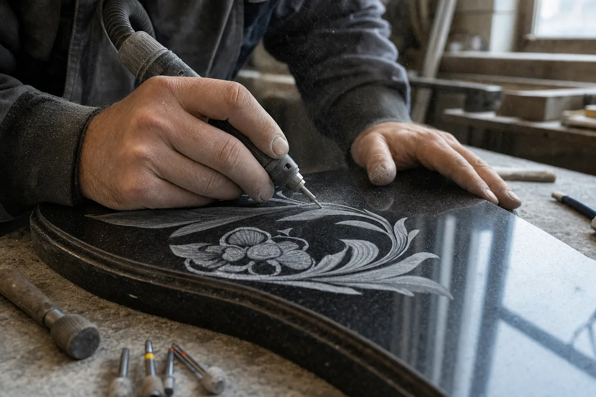 Gravure sur plaque : matériaux, techniques et finitions